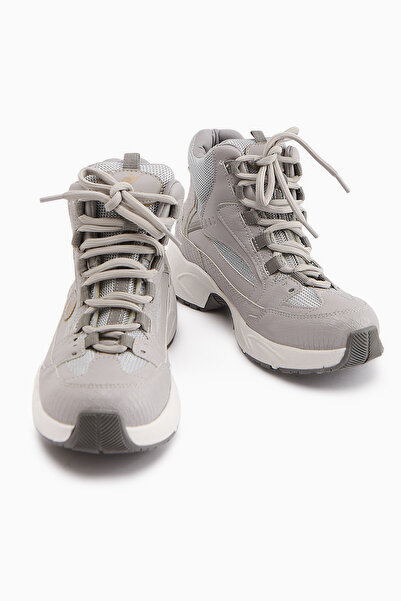 Limoya Nency Gray Lace-Up Women's Sports Boots