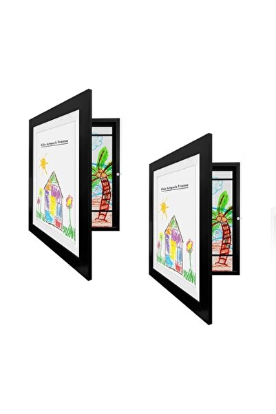 Generic Brand [2-Pack] Kids Art Frames, 21x30cm Front Opening Kids Artwork Fr...