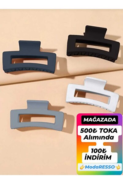 modares Women's Rectangular Stylish Large Clasp Buckle 9 cm