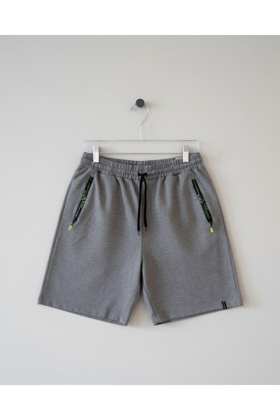 balkonda Pantaloni scurți pentru bărbați Bermude cu fermoar Bumbac Potrivire confortabilă Elastic