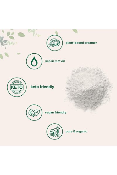 Micro ingredients Organic Coconut Milk Powder, 2 Pound (32 Ounce), Plant-Based Creamer, Perfect for