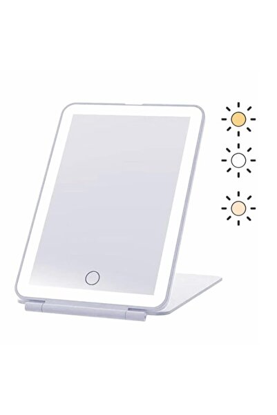 Generic Uoexziyi Rechargeable Travel Makeup Vanity Mirror with LED Lights,Por...