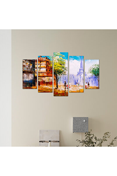 Generic Wall panel - Old Paris - 680 - Divided into five graduated pieces - 1