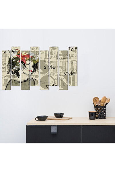 Generic Wall panel - Fashion Style 974 - divided into eight pieces