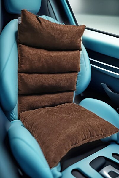 Ruxwoiw Orthopedic Sitting and Backrest Cushion – Brown |   Washable, Comfortable and Ergonomic Design