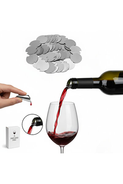 TrendPoset Wine Dropper - BASKISIZ - Şarap Damlalığı - Akıtmaz ve Karaf Etkil...