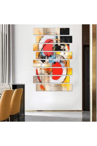 Generic Modern Abstract Art Wall Panel - 24047 - Divided into eight pieces