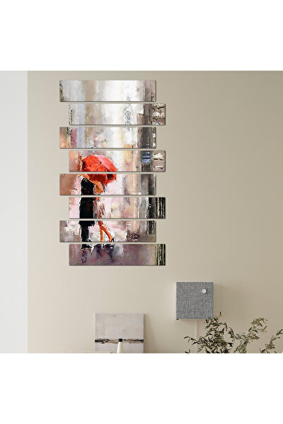 Generic Wall panel - romantic drawing - 30051 - divided into eight pieces