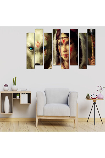 Generic Wall panel - 1140 - divided into eight pieces