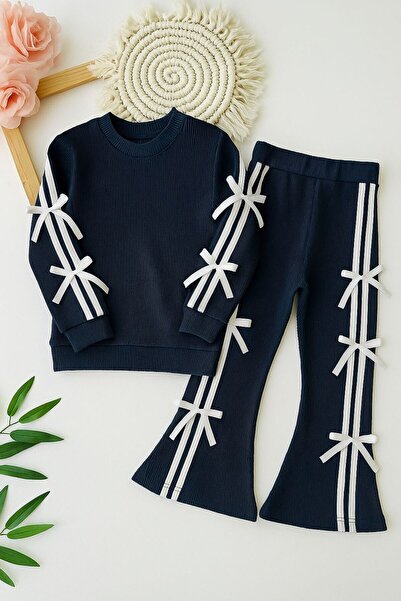 KOKOŞ BEBEK Bow Detail Girl's Set