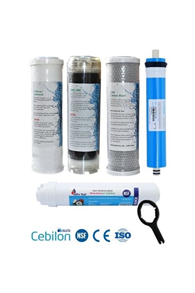 SUMATO - İhlas Aura Cebilon Compact Uyumlu 5'li Su Arıtma (tank dışarıda model)