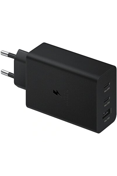 OEM Încărcător de rețea 65W, 3 porturi, negru, pentru dispozitive universale