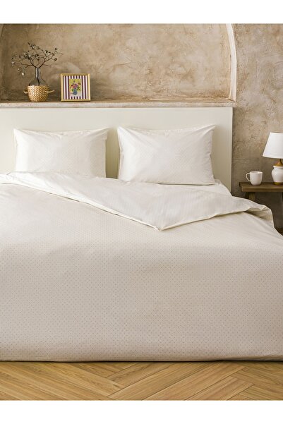 homewell 1St Quality Natural Anatolian Cotton Hypoallergenic King Size 220 X 240 Duvet Cover Set Cream
