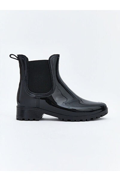 LC Waikiki Black Leather Look Women's Boots