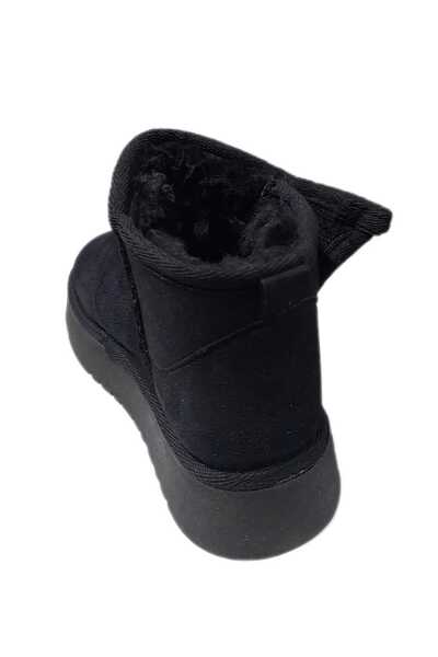 NiLi KIZ ÇOCUK İÇİN KIŞLIK YAN ÇIRT KAPAMALI KALIN TABAN İÇİ KÜRK MİNİ BOT