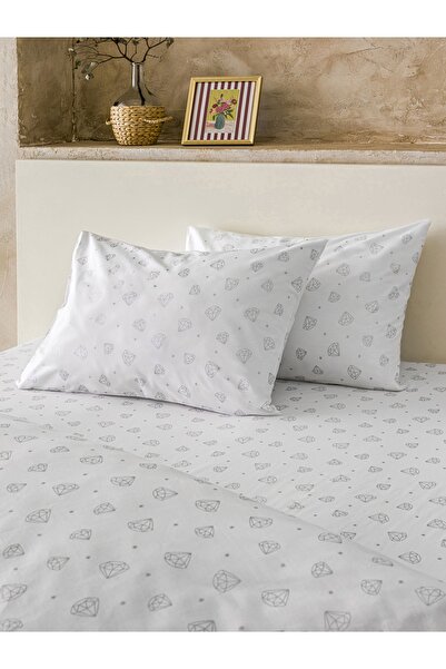 homewell 1St Quality Natural Anatolian Cotton Hypoallergenic King Size 220 X 240 Duvet Cover Set Diamond