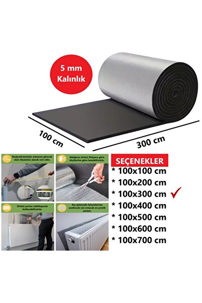Next Craft Petek Arkası Isı Yalıtım Levhası 5 mm Kalınlık 100x300 cm Kalorife...