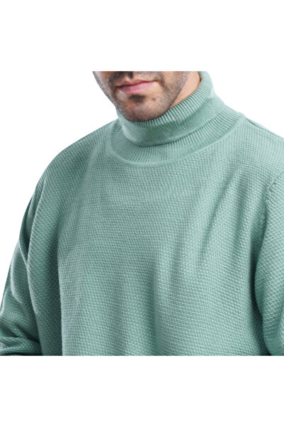 COUP سترة رجالية كاجوال بأكمام طويلة - نعناع