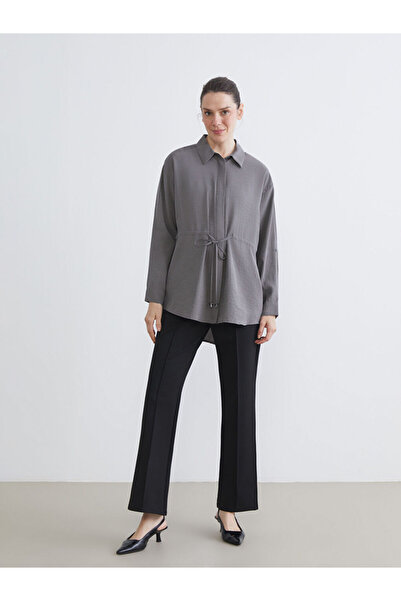 LC Waikiki Lcwaikiki Classic Black Slim Fit Wide Leg Women's Pants