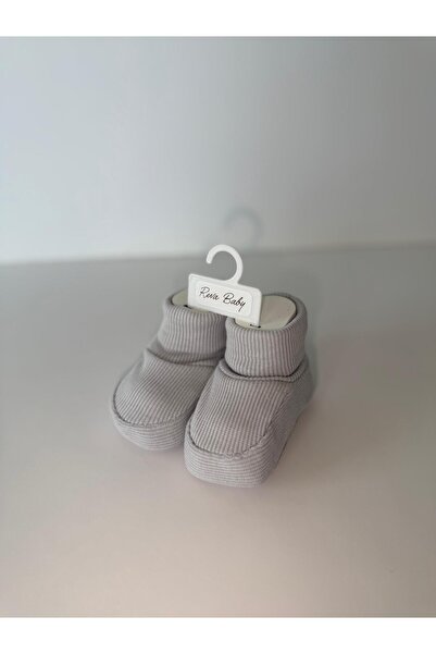 Reva baby Cotton Stretchy Ribbed Booties