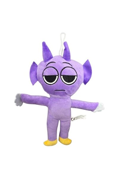 OEM Sprunki Durple plush toy, with hands and feet, purple, 25cm