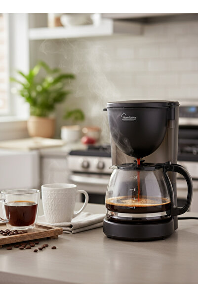 Body Culture Coffee Maker, 600 W, 1.25 L Glass Jar, Anti-Drip Function, Keep Warm Function, Black