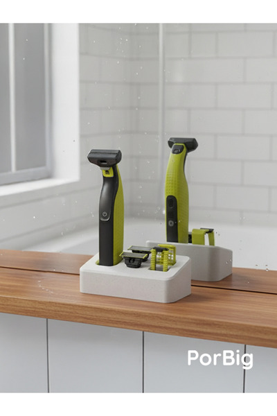 PorBig Tıraş Makinesi Tutucu Stand | Çoklu Başlık Uyumlu Düzenleyici