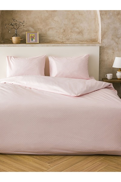 homewell طقم غطاء لحاف كبير الحجم 220 × 240 سم، مصنوع من القطن الأناتولي الطب...