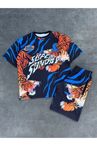 ARONA Mdb Men's Digital Printed Shorts Suit Avi