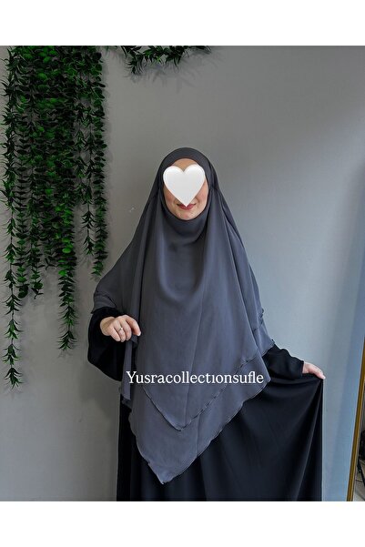 Yüsra Collection Tesettür Sufle Şifon Uzun Boy