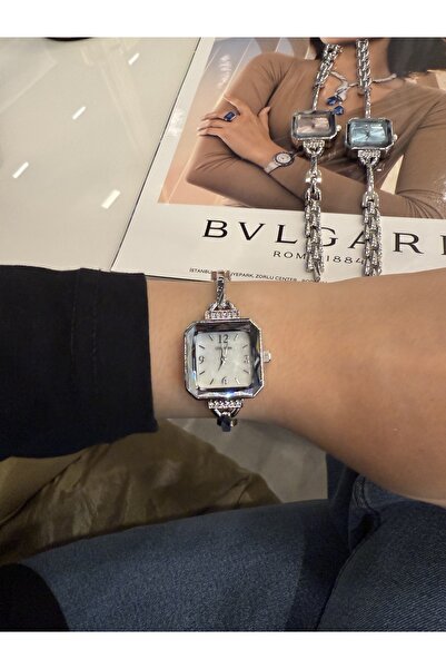 Bluemix Aksesuar ساعة يد نسائية من الفولاذ الفاخر