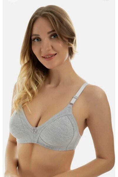 NARIYA Kadın Sütyen Büyük Beden 130 Bedene Kadar Geniş Pamuklu Penye Telsiz T...