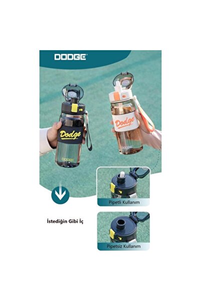 DODGE Water Bottle Tritan Black 670ml