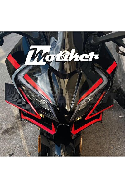 Motiker CFMOTO 450SR Ön Kafa Kırmızı Sticker Etiket Modeli