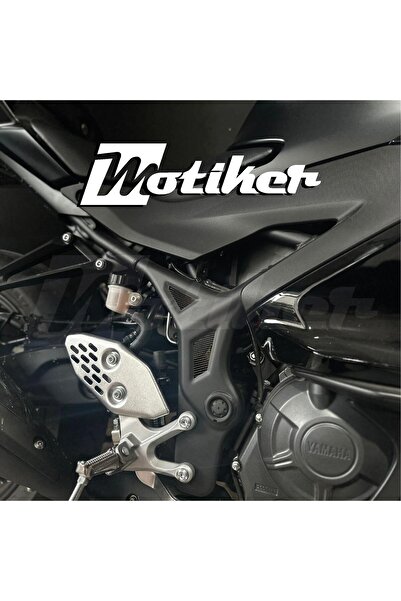 Motiker Yamaha YZF-R25 2025 Model Şase Orta Çift Parlak Karbon Kaplama Sticke...