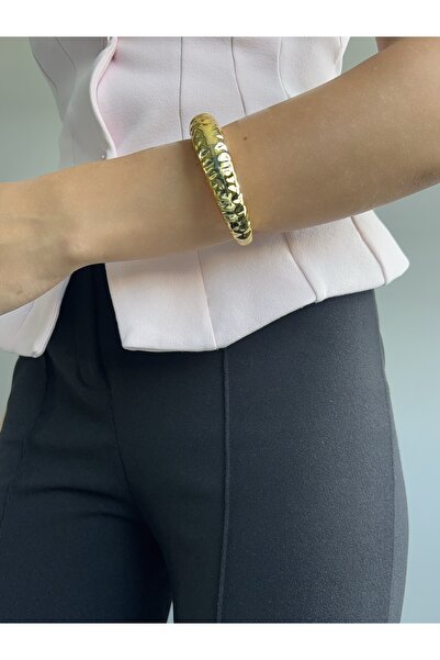 Ressia Thick Twist Cuff Bracelet