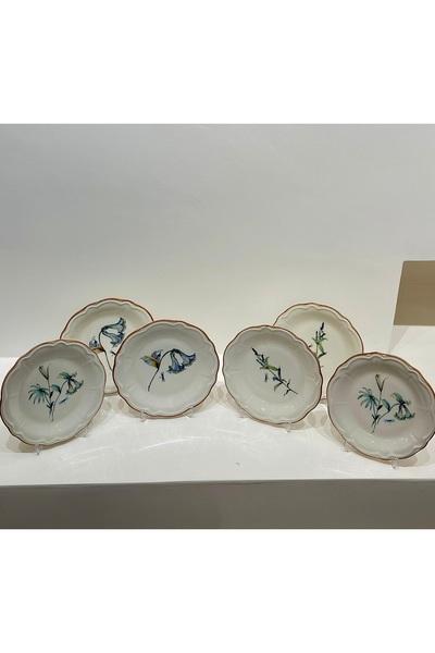 PORSER Verde Bloom 6 Piece Cake Set