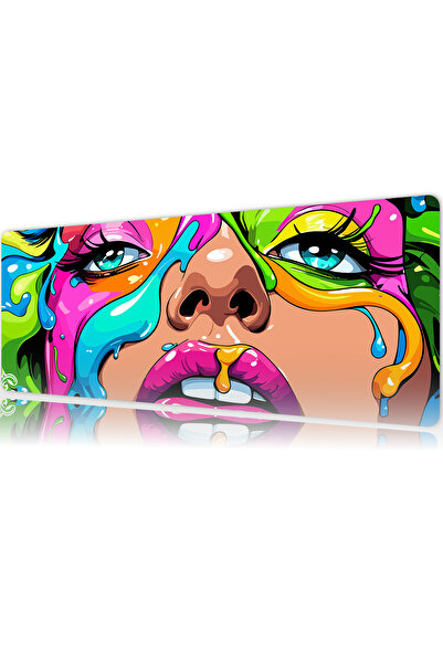 urzuva Chromatic Desire Gaming Oyuncu Mouse Pad 80x30 cm 3mm Mousepad