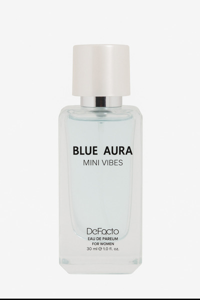 DeFacto Kadın Mini Vibes Blue Aura Aromatik 30ml EDT | Ferah Yaz Kokusu | Günlük Kullanım | Parfüm