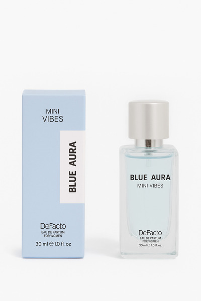 DeFacto Kadın Mini Vibes Blue Aura Aromatik 30ml EDT | Ferah Yaz Kokusu | Günlük Kullanım | Parfüm