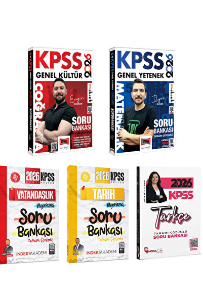 Yargı Yayınları 2026 KPSS GENEL YETENEK- GENEL KÜLTÜR SORU BANKASI SET