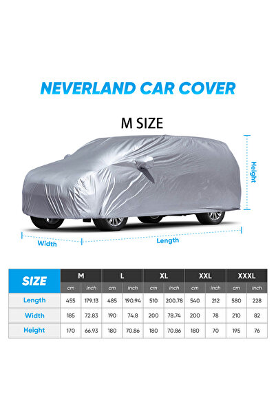 Choice1 أغطية سيارات كاملة عالمية متعددة الاستخدامات (SUV/Sedan) مقاومة للماء...