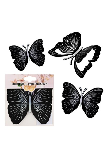 GENERAL'S 3 D butterflies for decoration / 12 pieces butterflies mix/