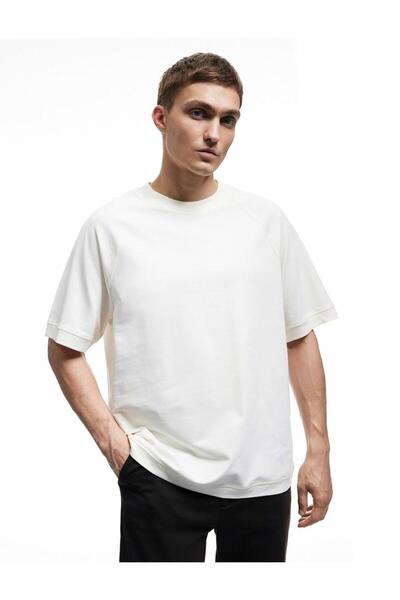 Koton Short Sleeve Cotton Stitching Detail Tok Fabric Regular Fit Crew Neck T-Shirt (Aw 25)