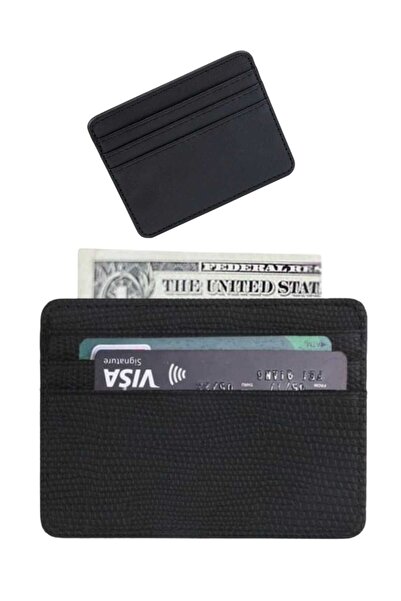 Fstyle Crocodile Print Leather Card Wallet, Multifunctional for Bank Cards