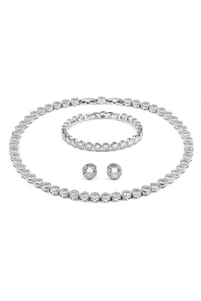 Briliance Divine Necklace Bracelet and Earrings Jewelry Set