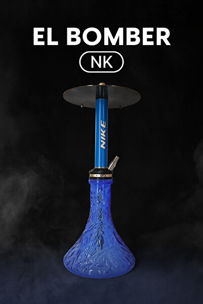 perfectmegastore EL BOMBER NK – 304L Çelik Orta Boy Nargile Takımı 45 cm Difü...