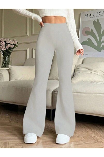 buğrahayalin Women's high-waisted flare leg leggings