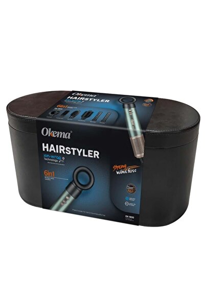 Okema NEW OKIMA 6-in-1 Professional Hair Dryer OK-1800