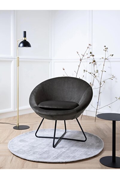 S Home Design Concept Lucca Elips Berjer Metal Ayaklı Sandalye